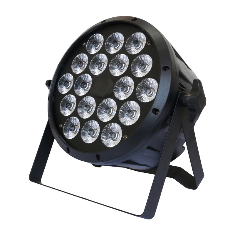 12 шт. 18x10 Вт RGBW 4 в 1 LED Flat Plastic Par Светильник DJ Disco Light ночной клуб сцсветильник ческое
