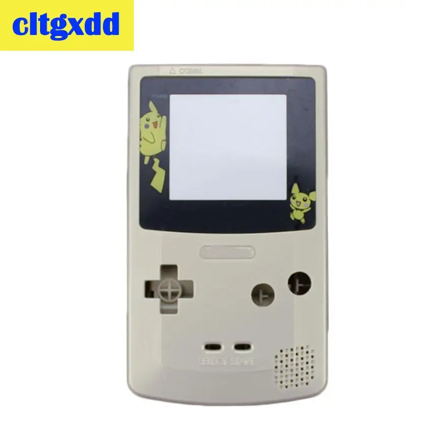 Golden Pikachu Cltgxdd полный корпус в виде ракушки чехол для nintendo Запчасти для Gameboy GBC Ремонт Часть пакет игровой машины интимные аксессуары - Цвет: Golden Pikachu
