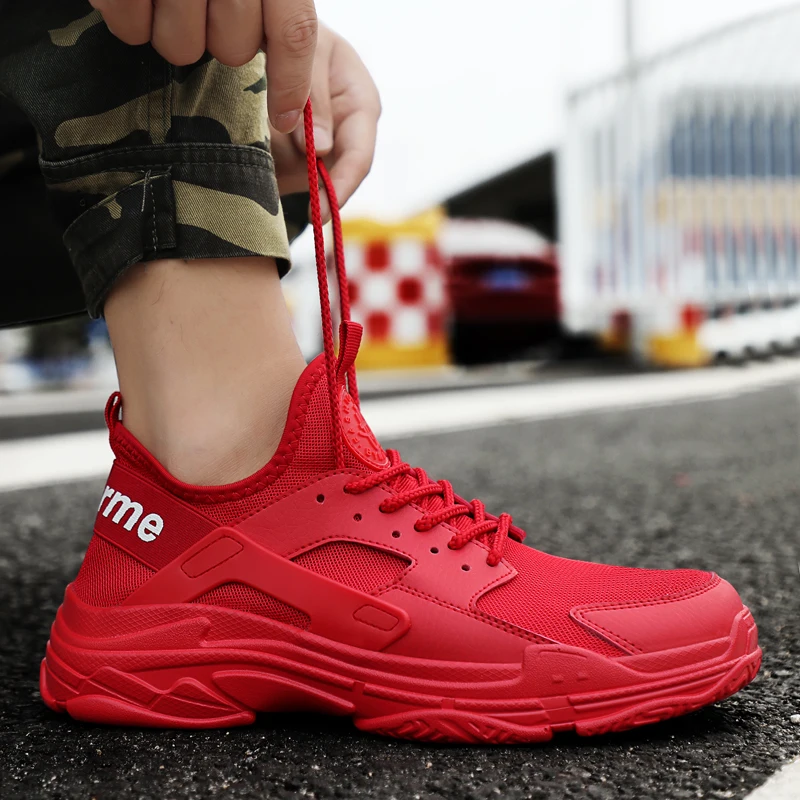 Мужская дышащая Спортивная обувь для мужчин кроссовки занятий спортом на