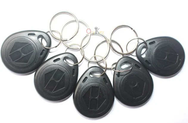 100 шт. разноцветные RFID Брелоки 125 кГц|rfid proximity|token keyrfid id |