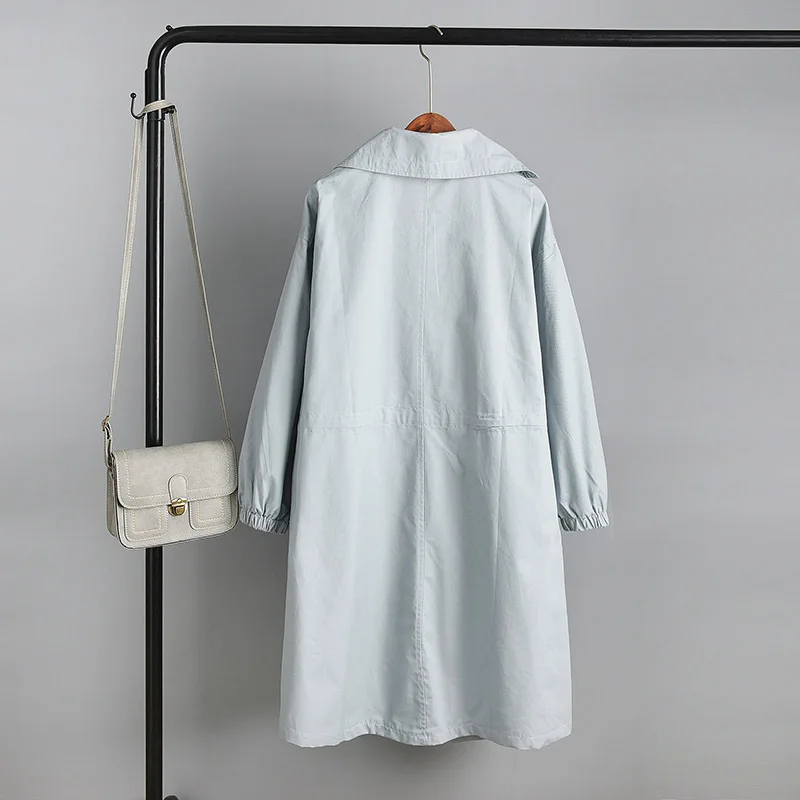 Casual Korean Women Trench Coat Spring 2018 Slim Full Sleeve European Windbreaker Long loose Ladies Overcoat | Женская одежда