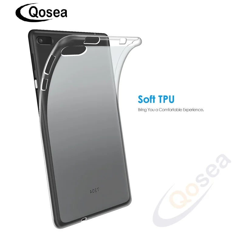 Qosea для lenovo Tab4 Tab 4 7 Essential TB 7304 7304F 7304I 7304X силиконовый чехол планшетный ПК Мягкий