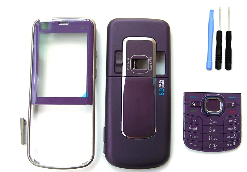 Новый полный корпус мобильного телефона Чехол клавиатура для Nokia 6220 6220c и