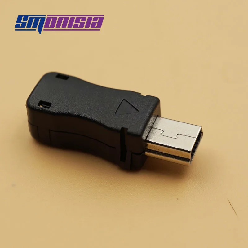 Штепсельная вилка 3 в 1 Mini USB 5 контактов с пластиковой крышкой 20