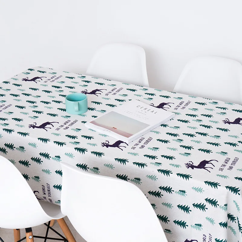 Рождественская Скатерть прямоугольная пыле пастырской ужин Скатерти Home Hotel