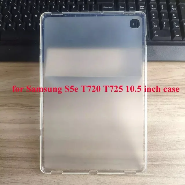 Прозрачный из искусственной кожи чехол для нового выхода samsung galaxy Tab S5E s5e 10,5 T720 SM-T720 T725 чехол для планшета+ пленка+ ручка - Цвет: TPU