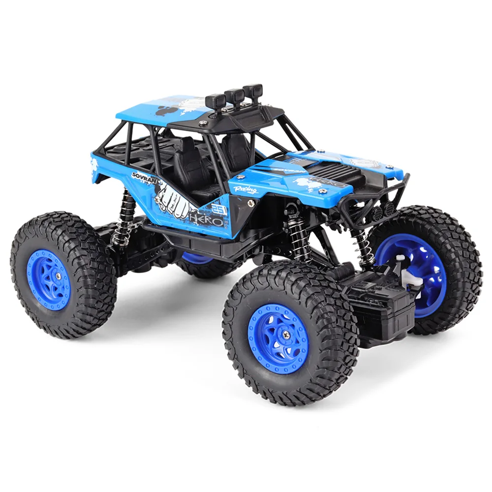Blue JJRC Q66 RC автомобили 1:20 2,4G RC внедорожный альпинистский автомобиль с внедорожными конструкционными моделями TPR шины 8 км/ч скорость гусеничный 4 WD автомобиль-RTR - Цвет: Blue