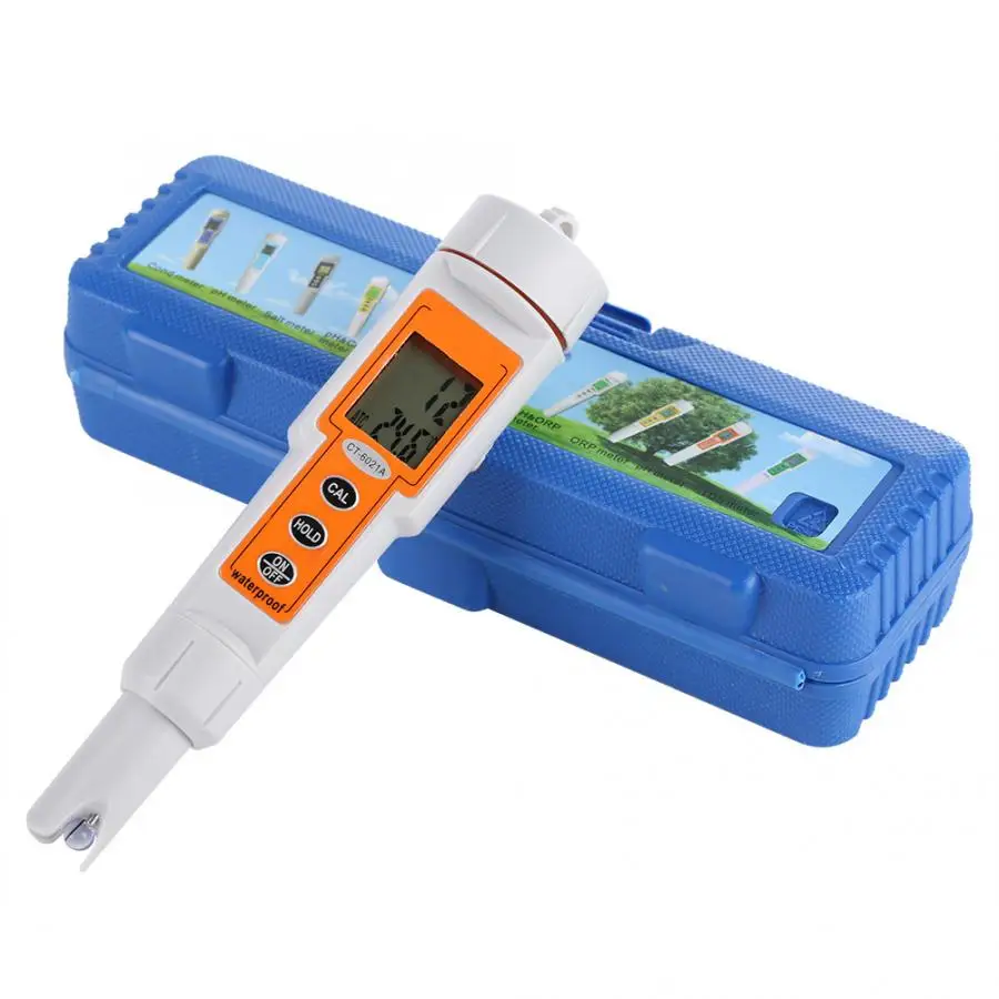 Aquarium Test Water Quality Tester Purity Test Pen 2 in 1 Portable Digital PH TEMP Meter Water Quality Tester Purity Test Pen