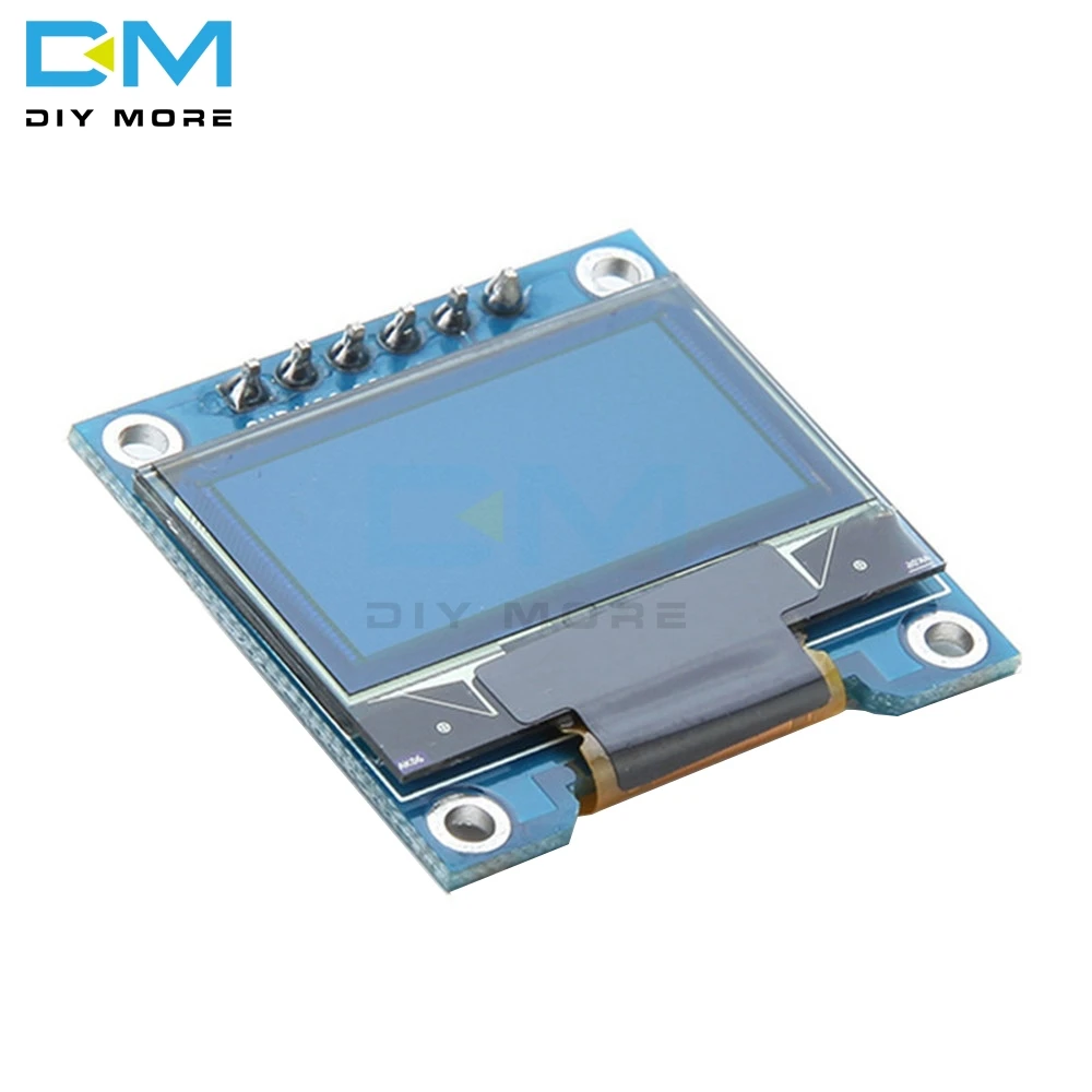 0,96 дюймов 6Pin IIC igc SPI интерфейс OLED Белый ЖК-дисплей модуль для Arduino Raspberry Pi SMT32 128X64 интерфейс SSD136 плата