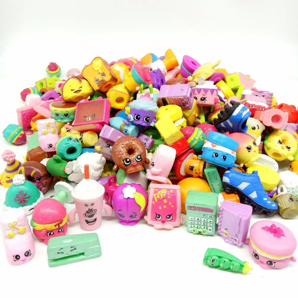 Горячая распродажа Рождественский подарок Shopkins-сезонные резиновые игрушки 20-400 шт отправка не повторяется лучший подарок для детей Shopkin