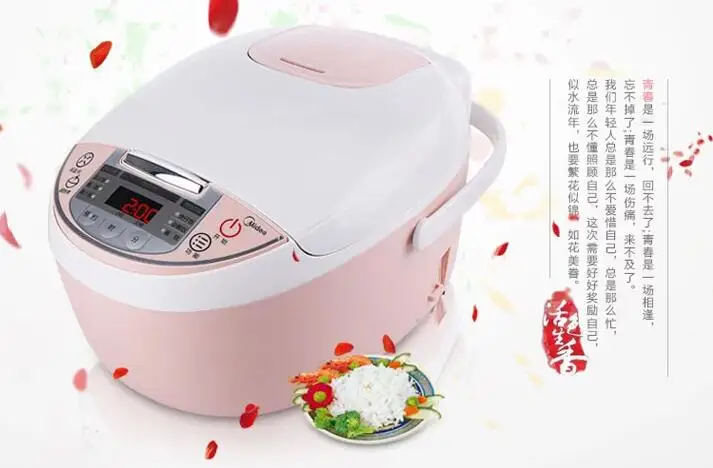 

Midea WFS3018Q household mini 3L intelligent electric rice cooker 110-220-240v Appointment: 0-24 hours