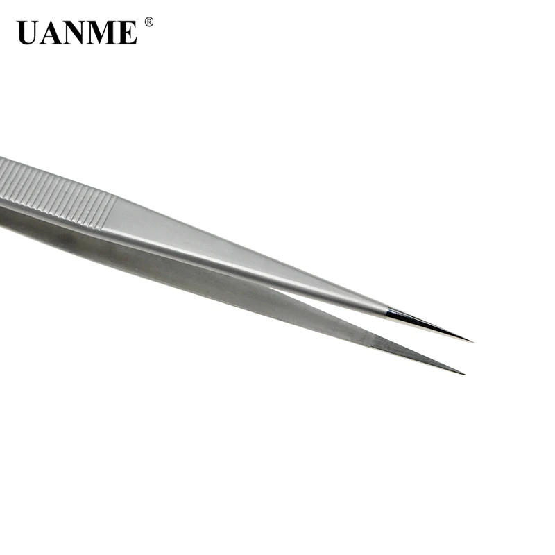 UANME-Pinzas rectas de acero inoxidable, AT-18K, 7 