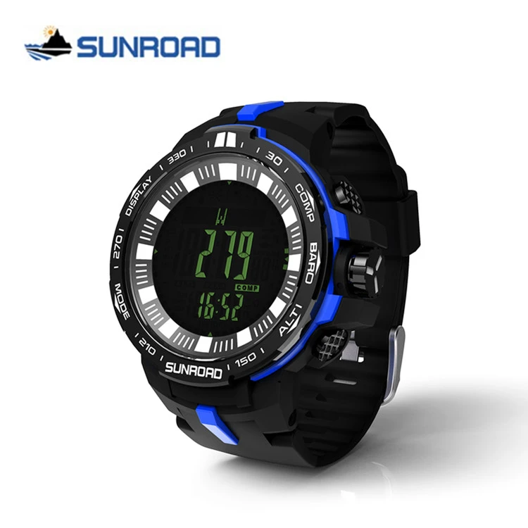 Часы наручные SUNROAD Мужские Цифровые брендовые Роскошные спортивные с