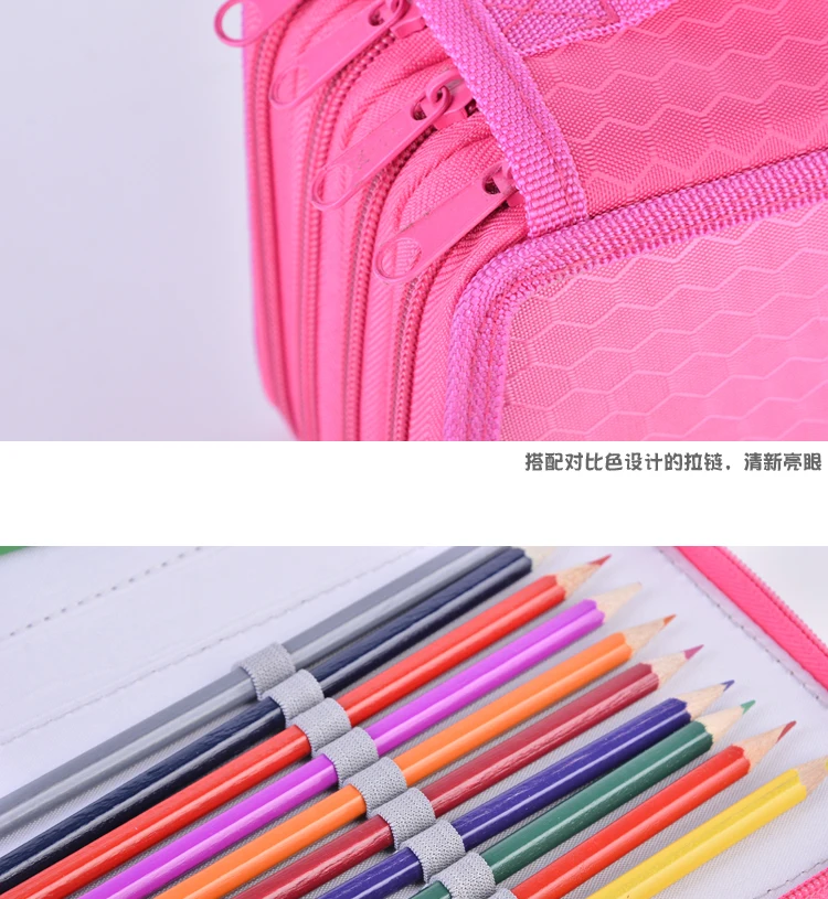 Карандаш Чехол trousse школьников stylo etui коробка cartucheras para lapices escolares 52/72 отверстия kalem kutu сумки школьные kalem kutu