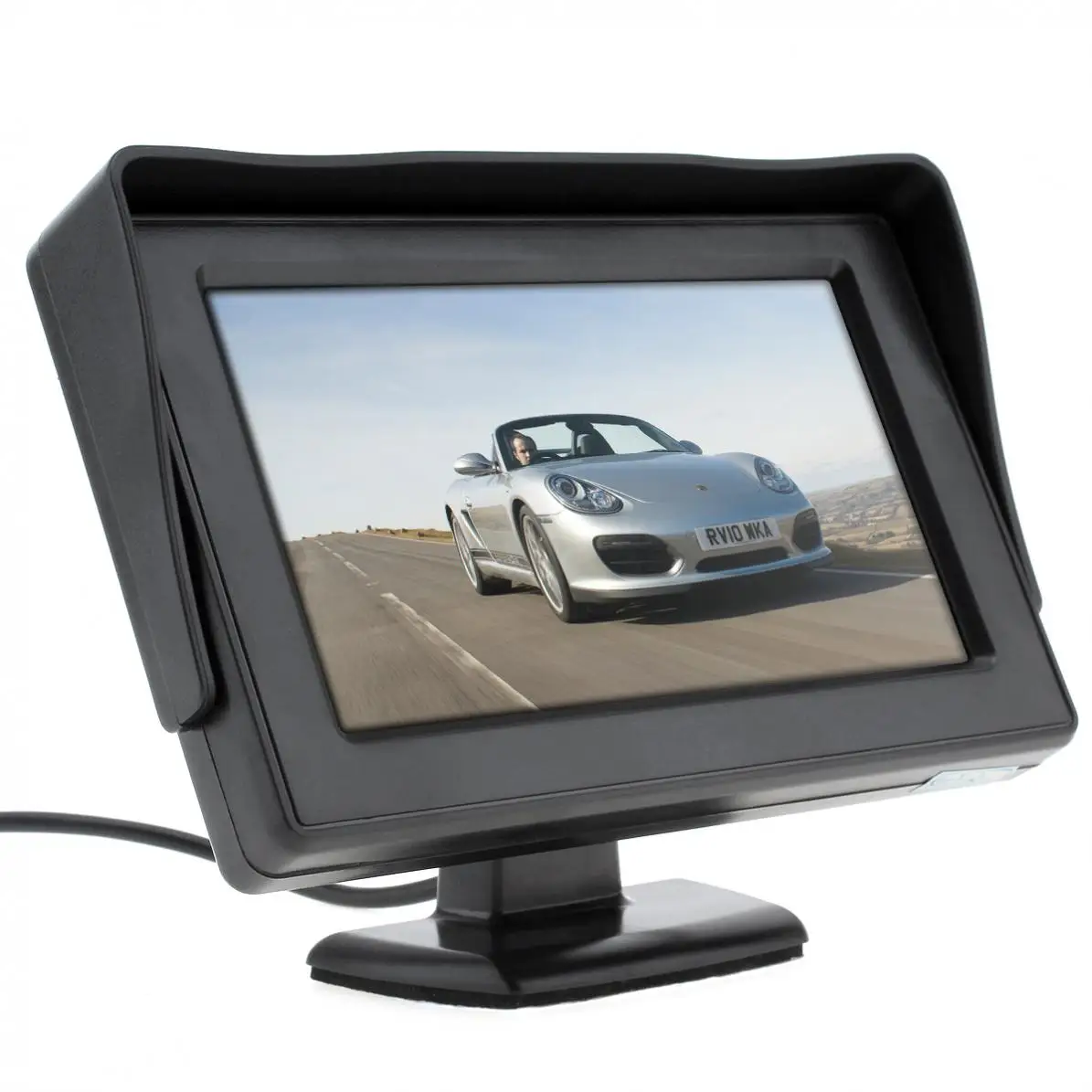 

4.3 Inch HD 480x234 Car Rear View Camera TFT LCD Car Monitor Waterproof 2 Channel Video Auto Parking Backup Reversing Monitor