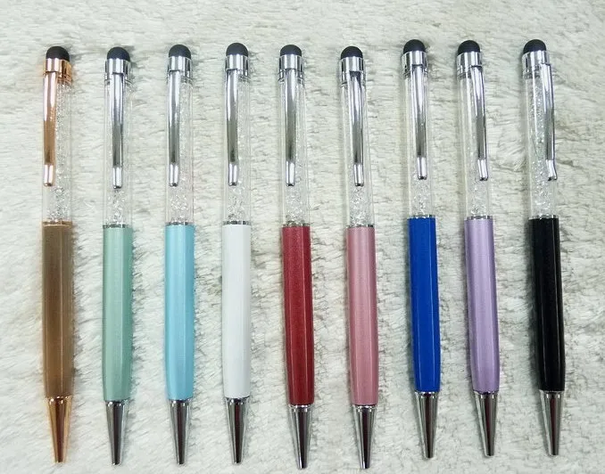Удивительная цена Stylus 2 в 1 кристаллический Стилус хорошее качество шариковая