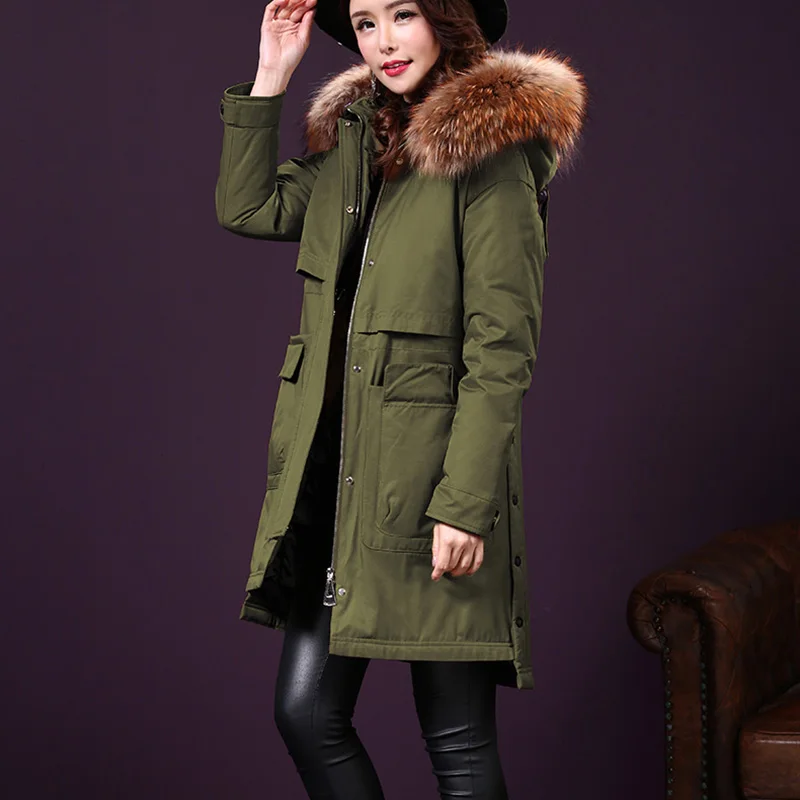 Пуховик женский зимний теплый с капюшоном высокого качества 2020 | Женская одежда