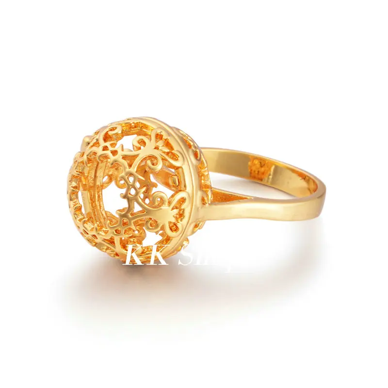 Модные женские ювелирные кольца Eudora с цветком золотого цвета ангелом звонящим