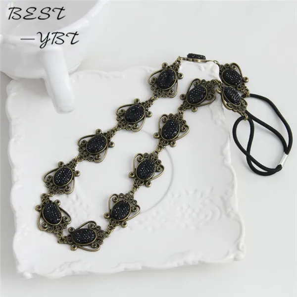 Аксессуары для волос винтажный эластичный ободок для волос головная повязка головные уборы аксессуары женщинам для свадебной вечеринки прическа Гарланд.