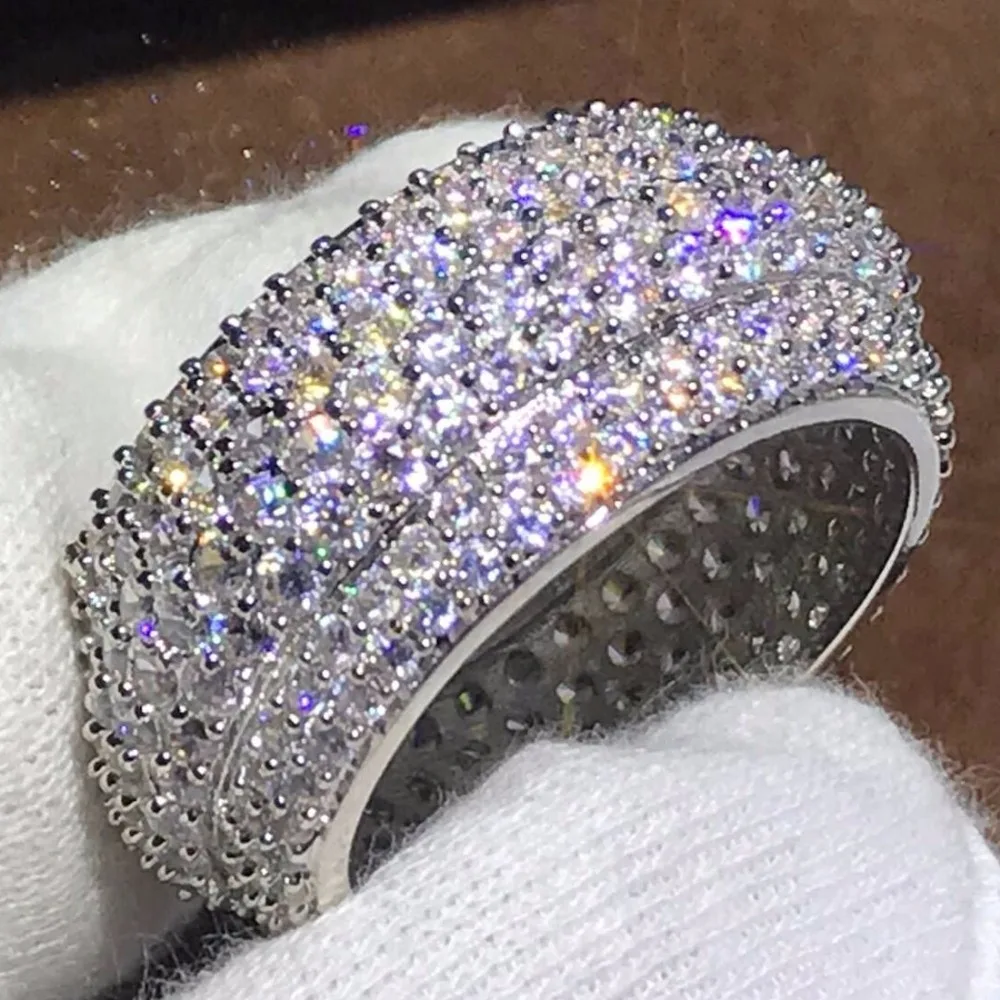 Женское кольцо из серебра 925 пробы с фианитом|wedding band ring|band ringwedding |