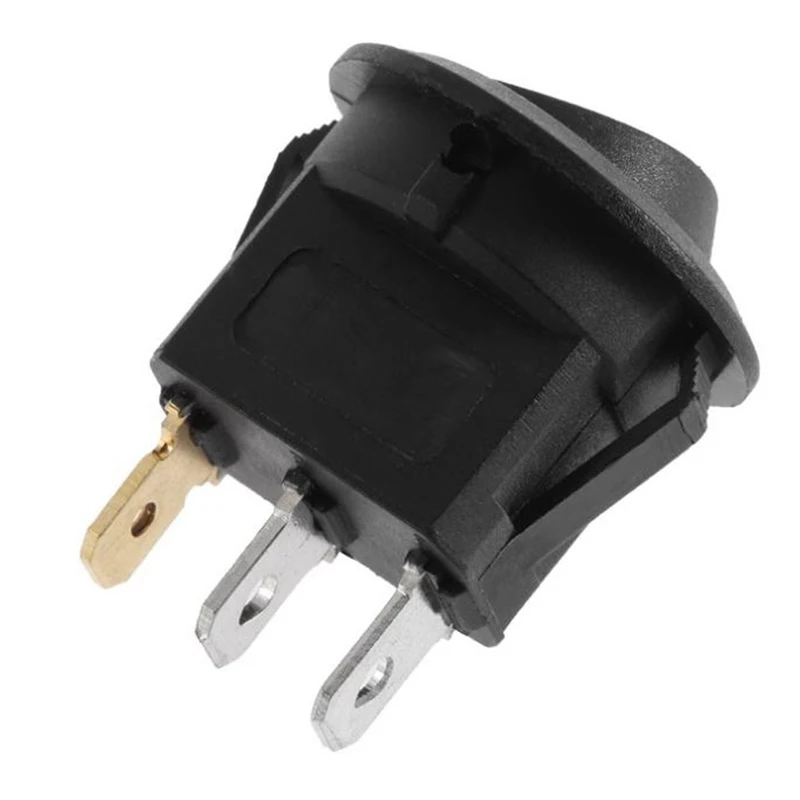 Автомобильный кнопочный переключатель VODOOL 12 В 3 булавки светодиодный SPST красный