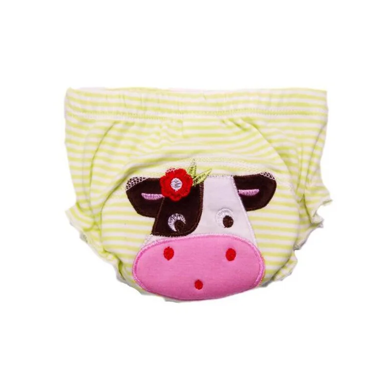 Многоразовые инкованые Мультяшные водонепроницаемые детские трусики для
