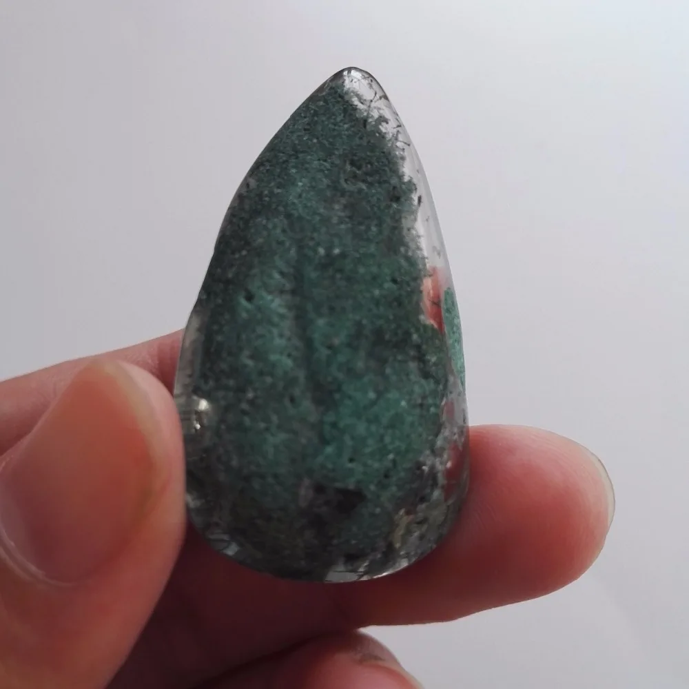 Натуральный прозрачный зеленый Phantom кварцевый кристалл кварца кулон кварц