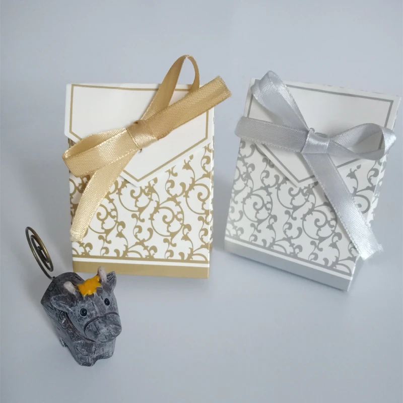 100 шт./лот винтажная Крафт Бумага конфеты подарок свадьба и вечерние ринка