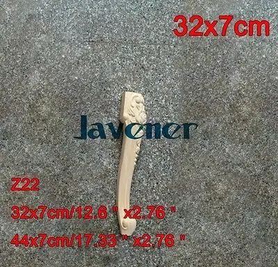 

Z22 -32x7cm Wood Carved Onlay Applique Carpenter Decal Wood Working Carpenter Table Leg