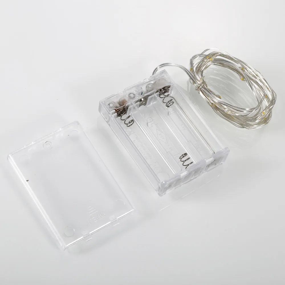 Светодиодная гирлянда сказочный светильник с 3AA батареями медная проволока