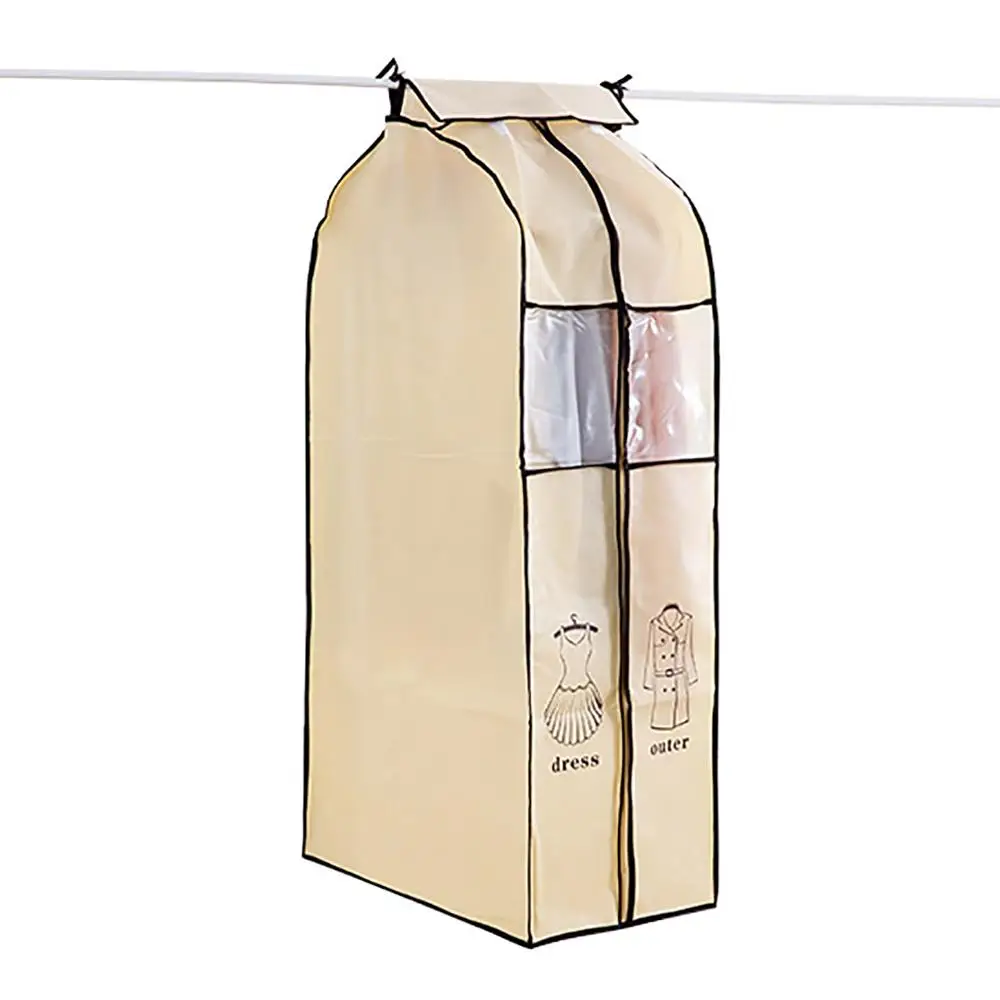 35x60x110 cm M Большое пыленепроницаемое белье, чехол для одежды, костюм, пальто, напечатанная ткань, защитный чехол, домашняя Нетканая одежда, крышка мешок сумка - Цвет: 35x60x110 cm M