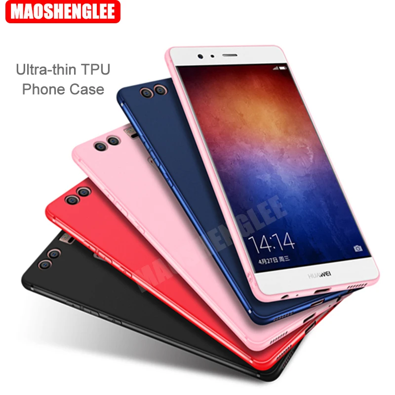 Матовый Мягкий ТПУ чехол для Huawei P9 Plus ультра-тонкий анти-отпечатков пальцев