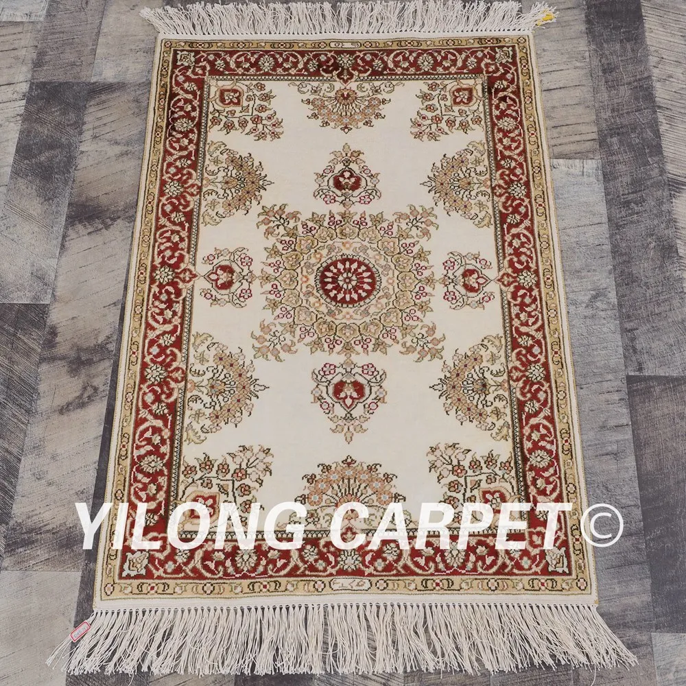 YILONG 2 'x 3' турецкий чистый Шелковый ковер ручной работы изысканная восточная