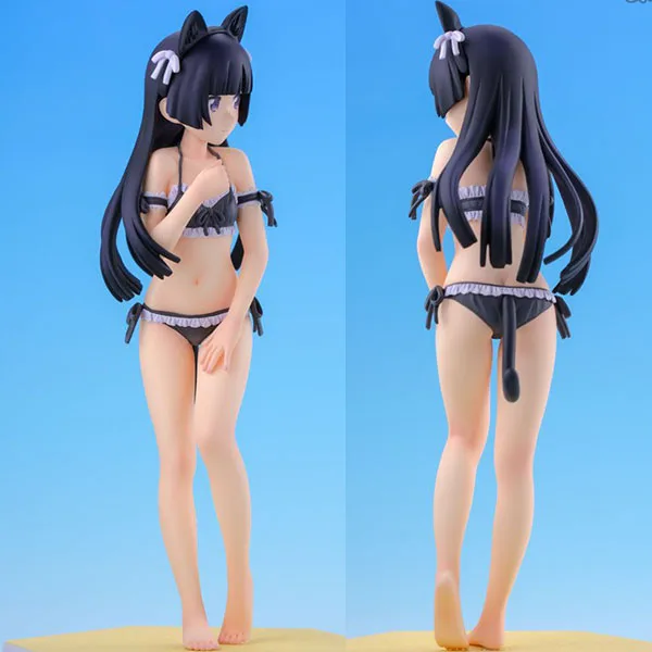 15 см моя маленькая сестра не может быть этой милой kuro neko Черный Кот фигурка игрушка Коллекция Фильм аниме ребенок подарок электронный питомец