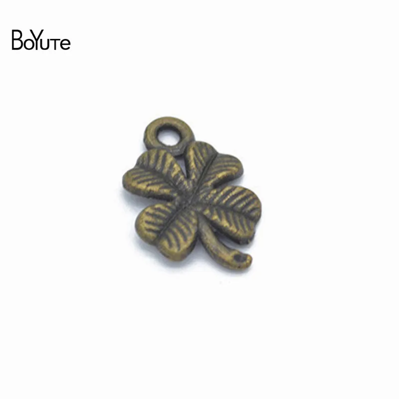 Подвеска клевер удачи из цинкового сплава 17 х11 мм 4 цвета BoYuTe (100 шт./лот) |