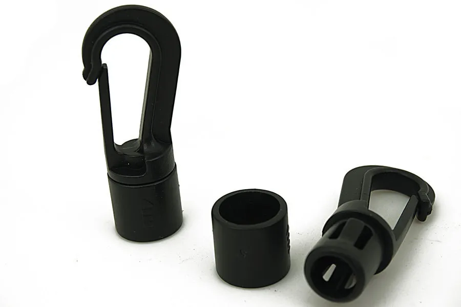 2 шт./лот крючки банджи пластиковые зажимы для КАЯКОВ|boat hook clips|bungee cord endsclip |