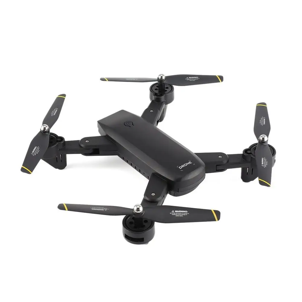 Черный 2,4G складной Радиоуправляемый Дрон Квадрокоптер игрушки с 720P HD Wifi FPV камера оптического потока позиционирования высота удержания Безголовый режим SG700 - Цвет: Черный