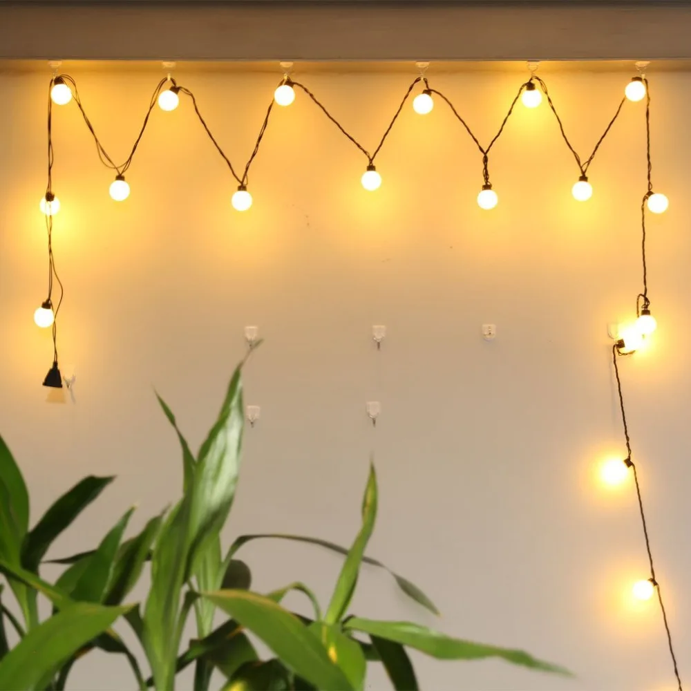 Led Desire Ball Light String Background Wall Decorative Curtain | Лампы и освещение