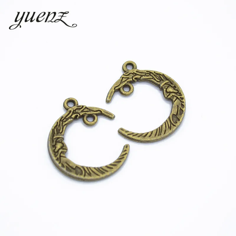YuenZ 20 шт. moon Подвески Подвеска diy ювелирных изделий 26*21 L611|Шармы| |