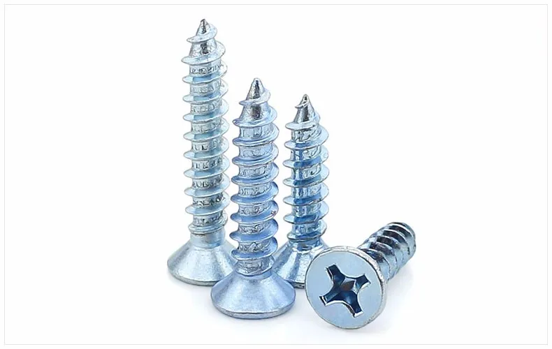 

Carbon steel Flat head screws self-tapping screws zinc M4 M5 M6 screws KA screws zinc