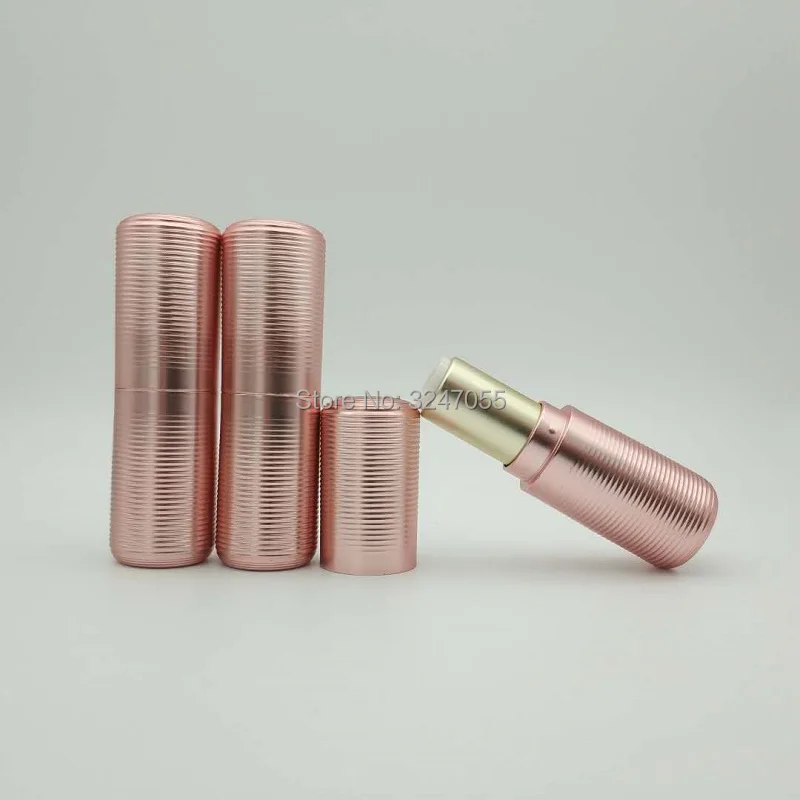 Пустой тюбик для губной помады цвета розового золота 12 1 мм пластиковый