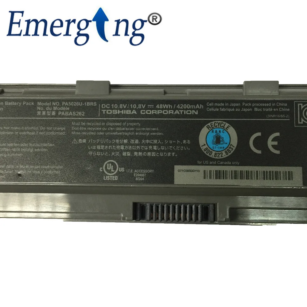 Оригинальный аккумулятор для ноутбука Toshiba 10 8 В 48 Вт/ч L800 M805 L850 PA5026U 1BRS PA5027U1BRS