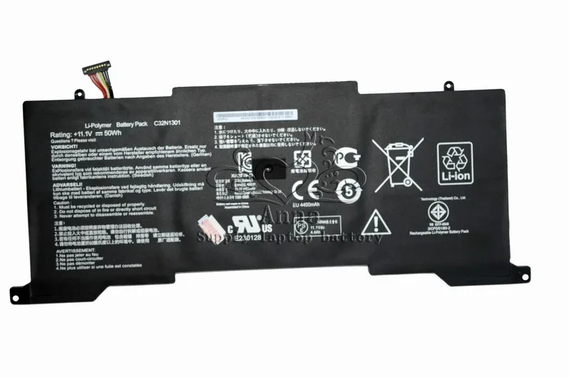 Аккумулятор JIGU для ноутбука 0b200-0010000 C32N1301 Asus UX31LA-1A UX31L UX31LA Zenbook 11 1 В 50 Вт/ч |