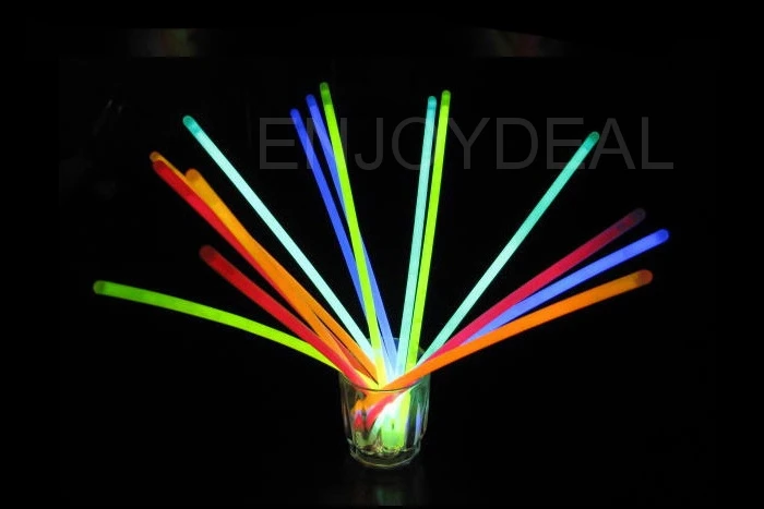 100 шт. разноцветные светящиеся палочки для вечерние Летов|party color|festival lightsconcert light |