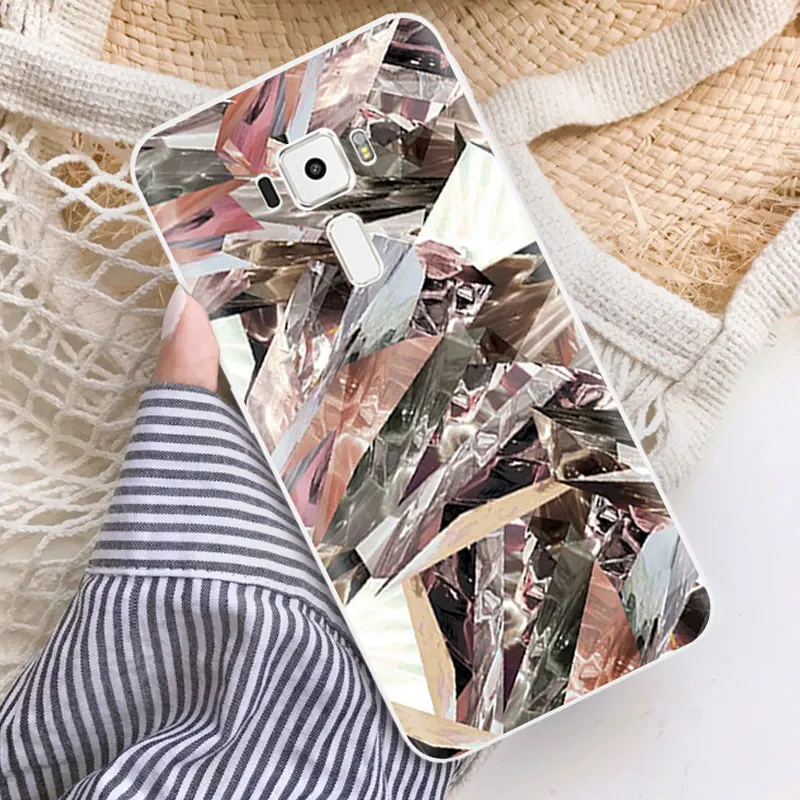 Soft TPU Phone Case for Asus Zenfone 3 ZE552KL Transparent Silicon Gel Painted Shell Slim Back Cover |