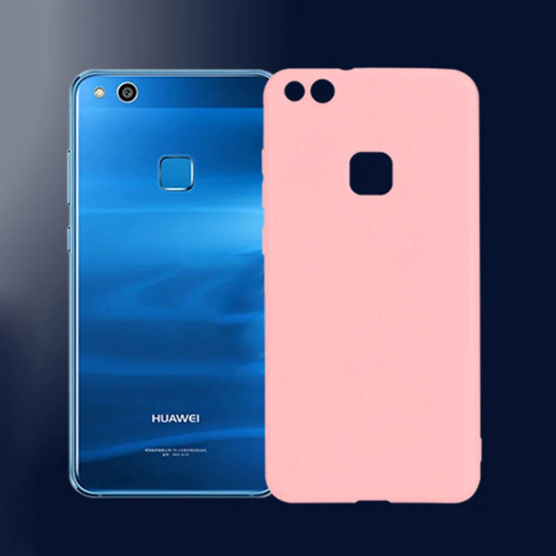 штейн матовый ультра тонкий Тонкий силиконовый чехол для Huawei P10 Lite чехлы мягкий