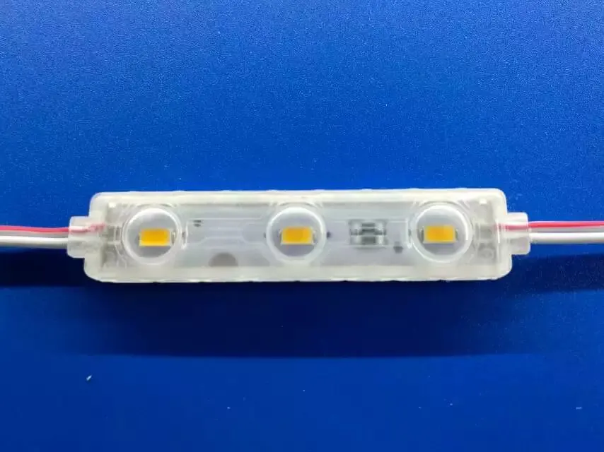 Тип литья под давлением с линзой водонепроницаемый светодиодный модуль 5730 SMD 12 в