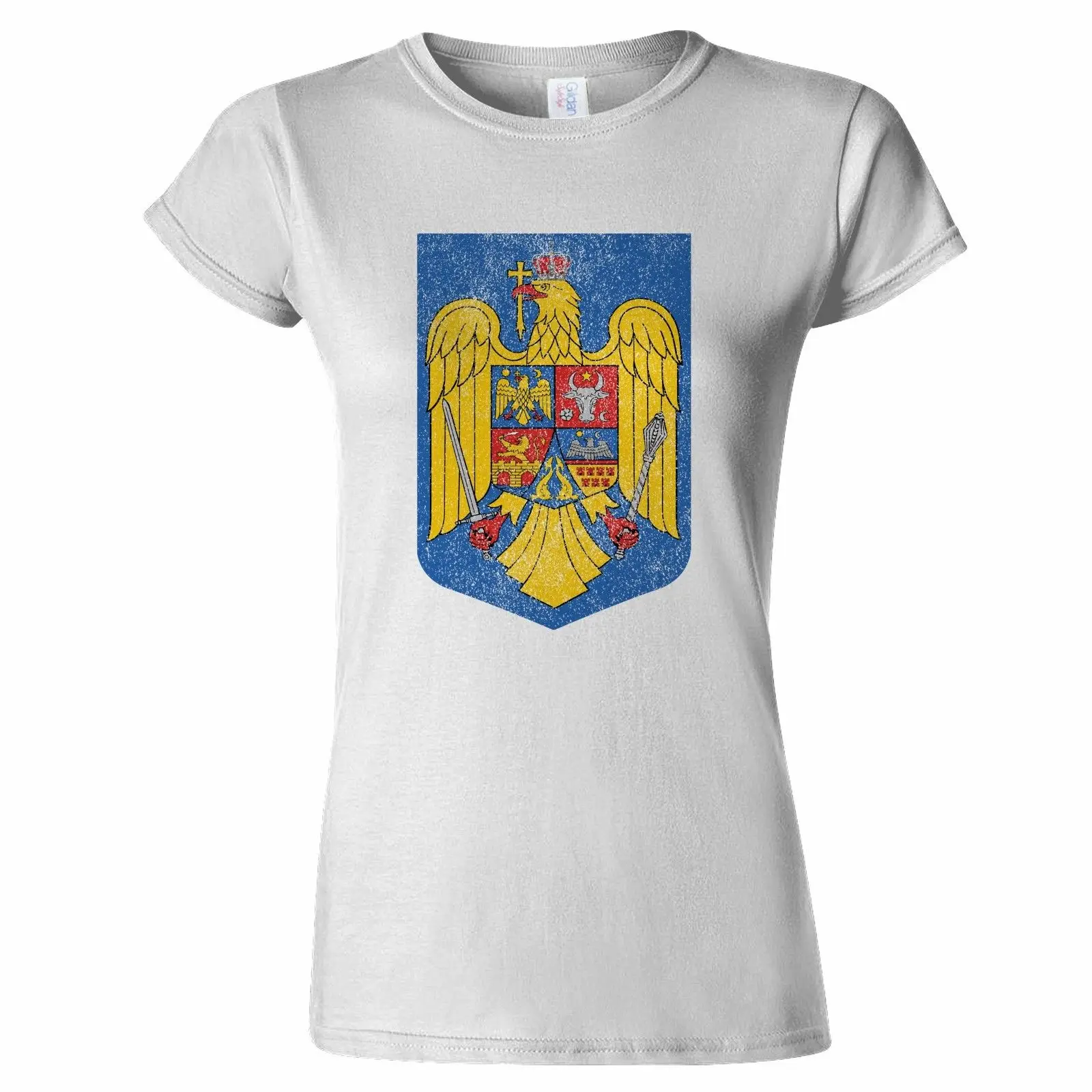 2019 модные летние Стиль Румынии герб Состаренный вид для женщин S эмблема на