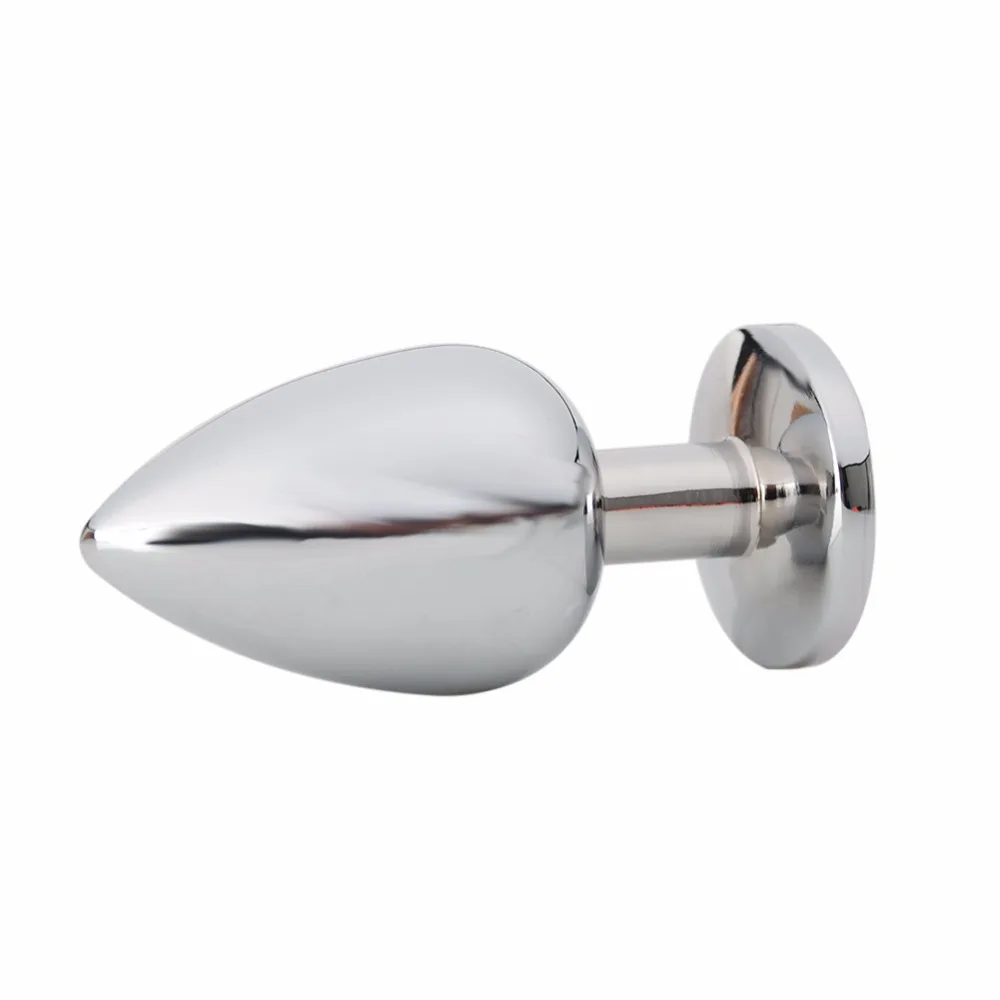 hot new Small M L Size Metal Anal Toys Butt Plug Stainless Steel Sex Products For Adults O2 | Красота и здоровье
