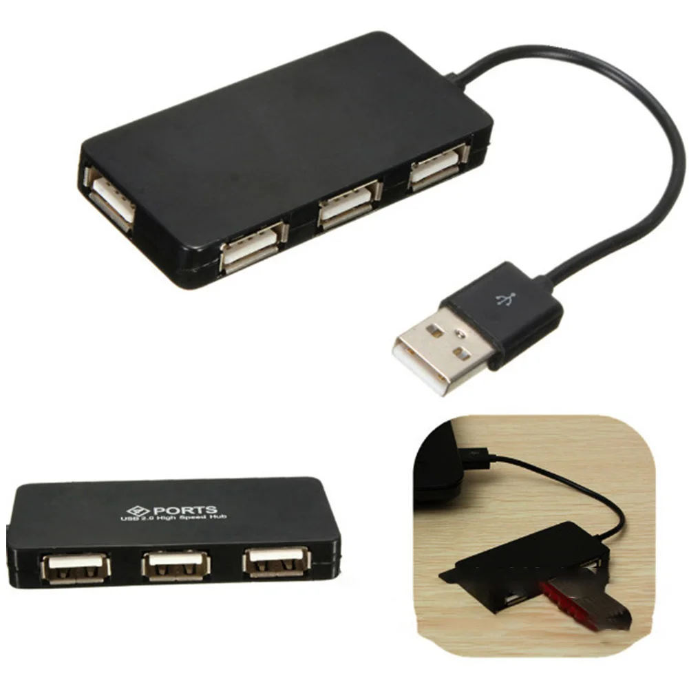 2 0 ультратонкий высокоскоростной Разветвитель USB концентратор для ноутбука